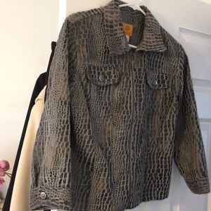 Animal print jacket by Ruby Rd